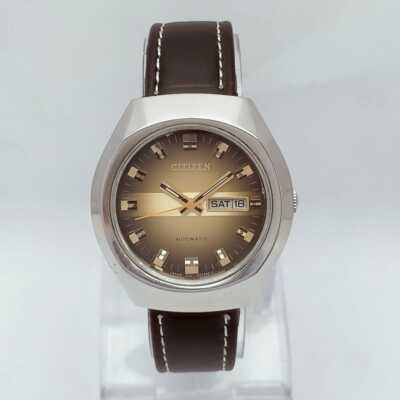 Citizen 4-652355 TA Automatic Date/Day Vintage Men's Watch
