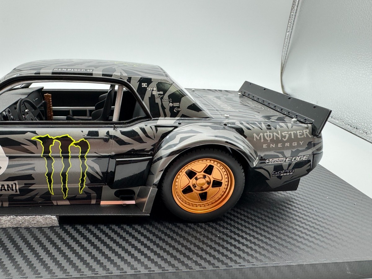 Top 1:12 Ford Mustang Hoonigan Ken Block's 1965 Monster Model Car
