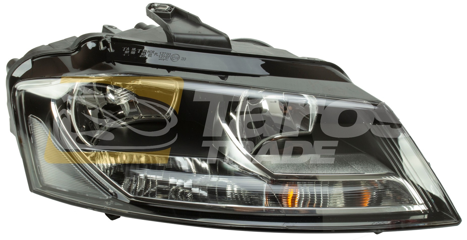 Phare avant droit Audi A3 2008-2012 bloc optique finition chrome haut de gamme