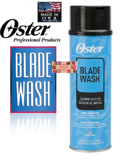 Oster WASH Dip&KOOL LUBE 3 Coolant SPRAY LUBRICANT CLIPPER BLADE CARE
