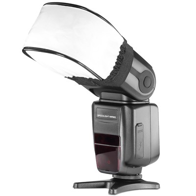 NEEWER Universal Soft Mini Flash Bounce Diffuser Cap for Canon Nikon Flashes