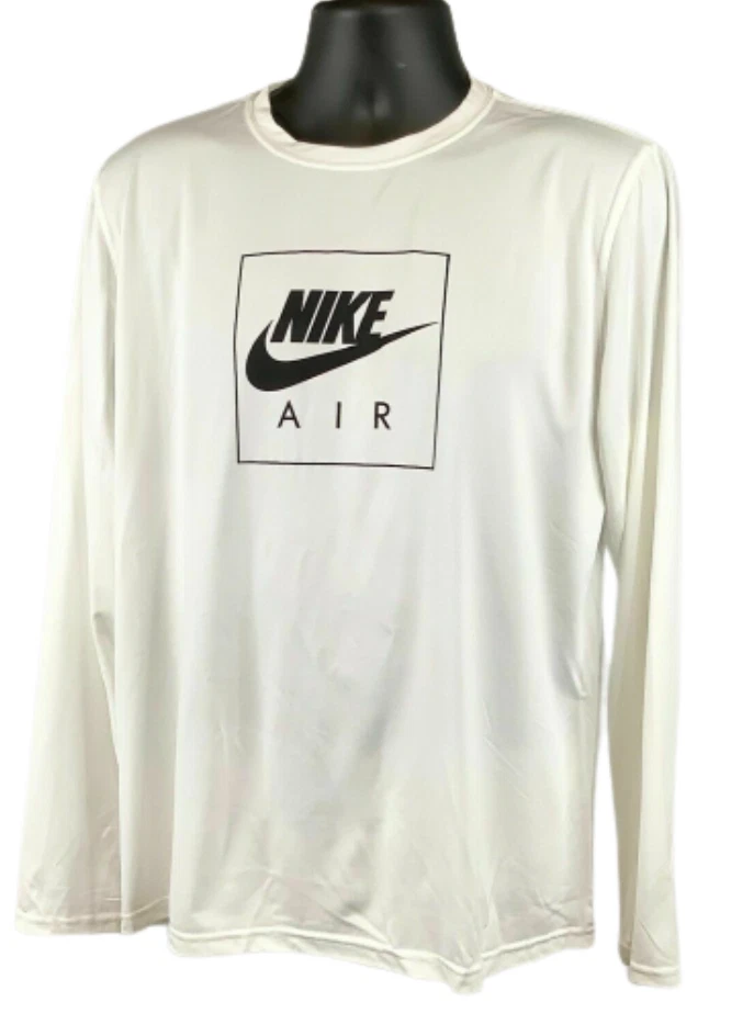 Men's Nike DC8704-100 Dry-Fit Sportswear Air T-Shirt Long Sleeve White Tee, XXL
Opens in a new windo