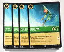 Disney Lorcana TCG The First Chapter Peter Pan Never Landing 91/204 Common x4