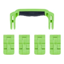 Lime Green Pelican 1495 replacement handle & latches kit.