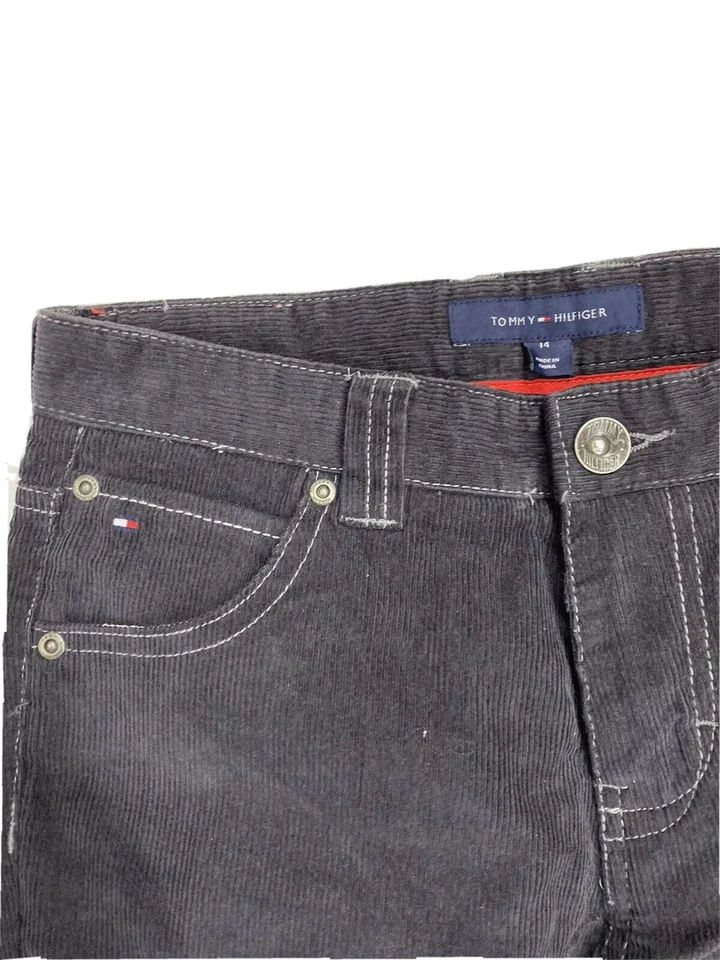 Tommy Hilfiger  boys size 14 Inseam 28 corduroy pants black New With Tags - Image 3 of 4