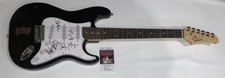 GARBAGE SIGNED BLACK ELECTRIC GUITAR SHIRLEY MANSON DUKE STEVE BUTCH 4X JSA COA