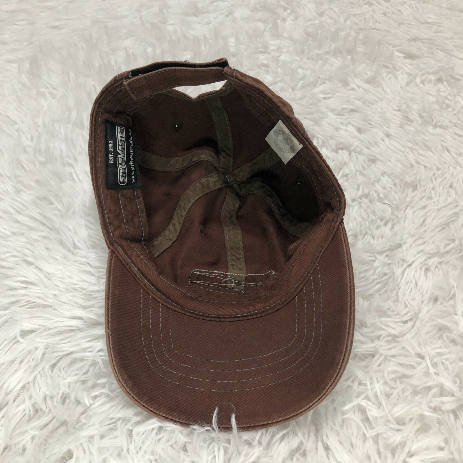 Bud Light Strapback Hat Cap Brown - image 6