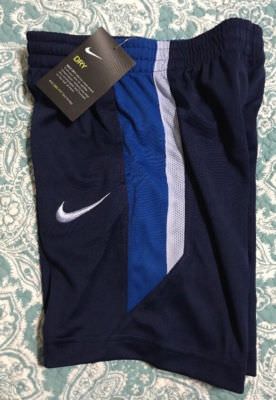 Nike Big Boys Dri-FIT Training Shorts Size 2T Binary Blue