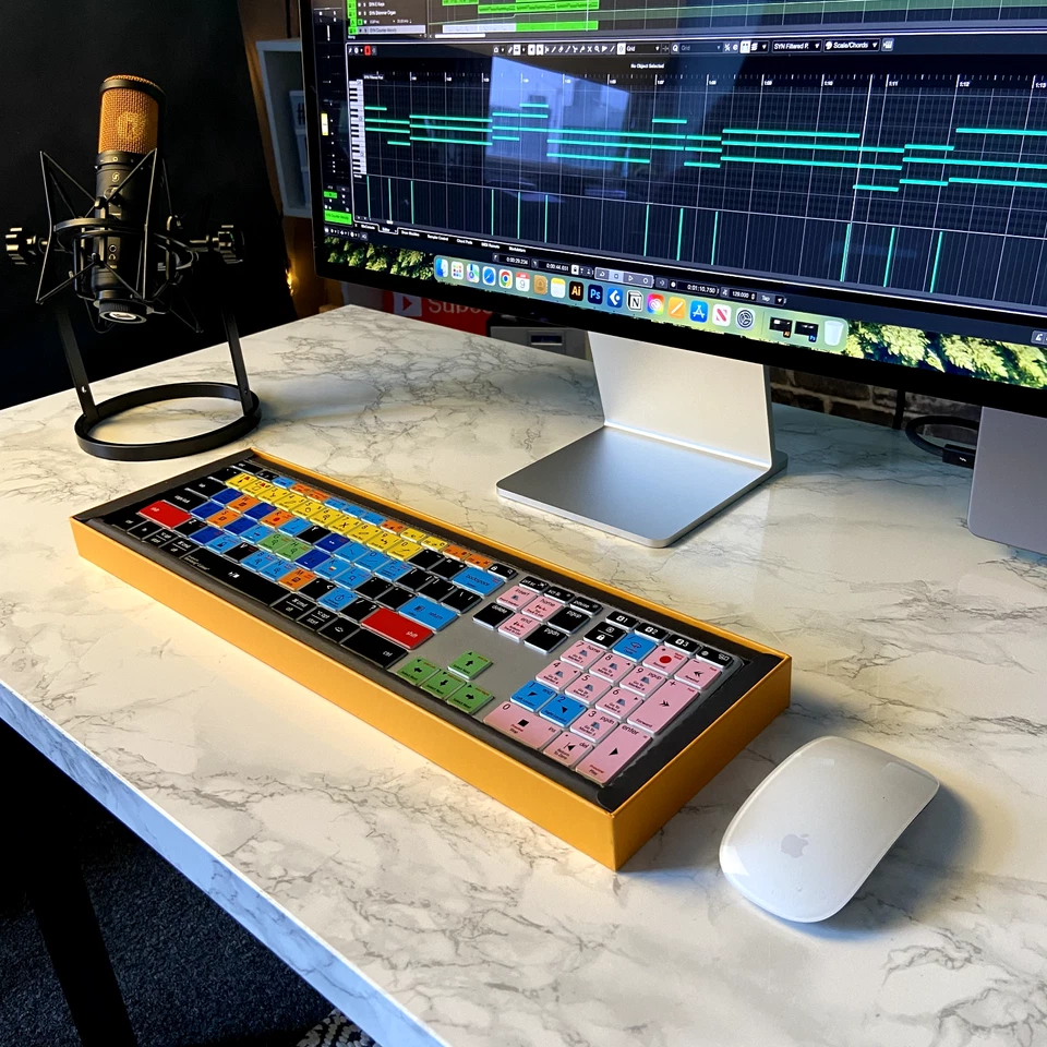 [DISCOUNTED] Cubase Shortcut Keyboard - Wireless & Backlit (Mac & PC) USA QWERTY - Image 3 of 4