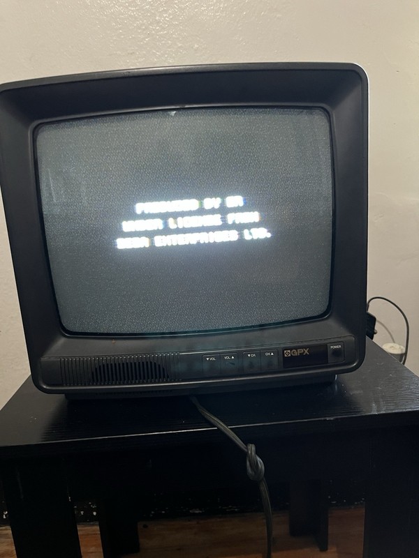 GPX TVC135 13” Color CRT Television Retro Gaming TV Tested Works 