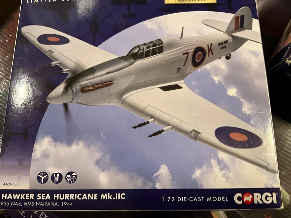 Corgi 1/72 AN32011 - Hawker Hurricane MKI 85 Sqn RAF Peter Townsend - Occasion