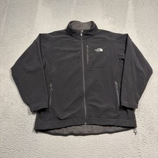 The North Face Apex Bionic Jacket Men's 2XL XXL Black Full Zip Fleece Lined Coat