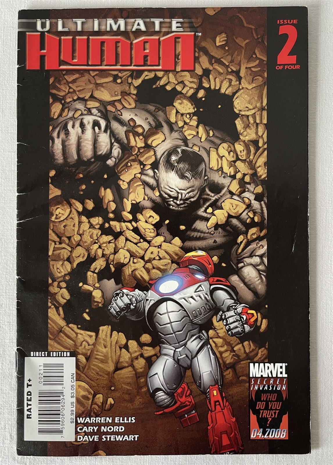 Issue #2 (of 4) April 2008 Marvel Comics ULTIMATE HUMAN