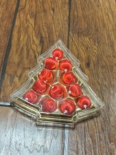Christmas/Holiday set of 12 Small Red Satin ornaments