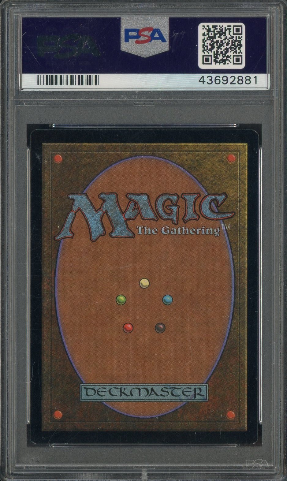 1999 Magic The Gathering Urza's Legacy Foil #29 Cloud of Faeries PSA 8 NM-MT view 2