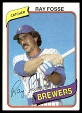 1980 Topps Ray Fosse Milwaukee Brewers #327