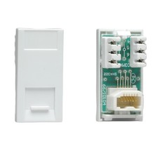 Varilight Screwless Brushed Brass Range - White Inserts & Brass Switches