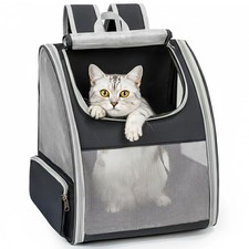 Cat Backpack Carrier for Small Dogs and Cats Fit Up to 15 Lbs,Small Dog Backp...