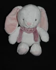 ?White blanket scarf pink flower CHILDREN'S WORDS plush 20 cm sitting NEW condition