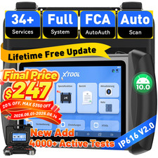XTOOL IP616 V2.0 OBD2 Scanner Diagnostic Scan...