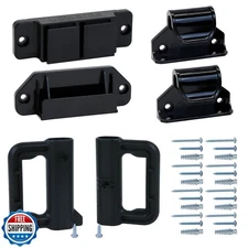 KISKIZ Retractable Baby Gate Replacement Parts Kit - Black Retractable Gates 