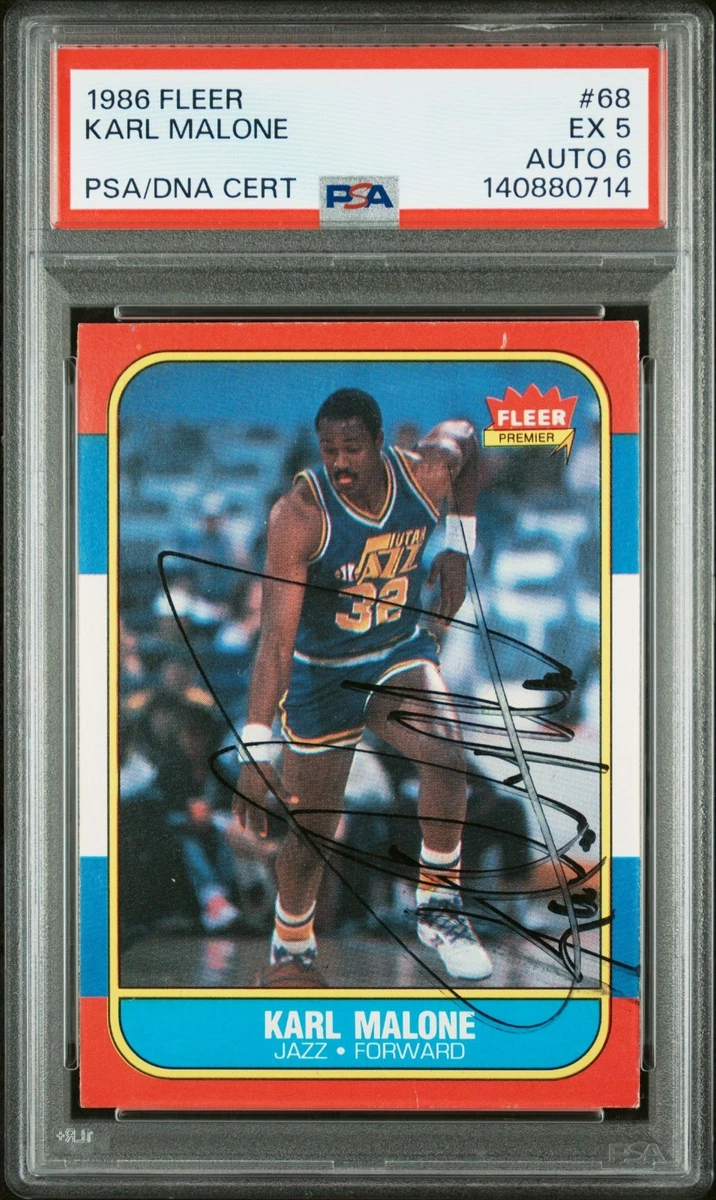 Fleer Karl Malone Basketball Rookie Sports Trading Cards