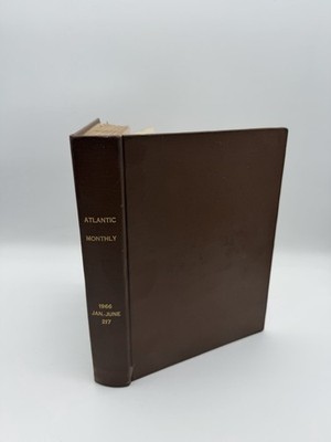 1966 Atlantic Monthly Bound Volume Jan June HC Literature Politics Art
