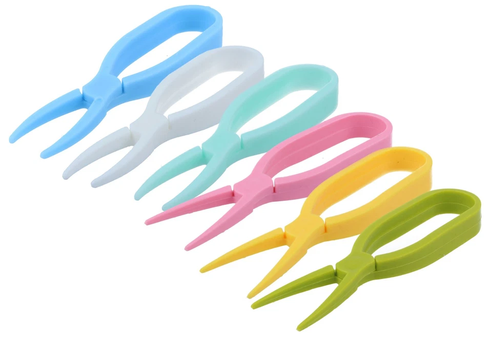 PAULE & KNOPF Zangen - Pinzette in Box für weiche Kontaktlinsen in vers. Farben | NEU