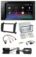 Pioneer Bluetooth Lenkrad USB 2DIN DAB DVD Autoradio f&uuml;r Mercedes SLK R171 2004-