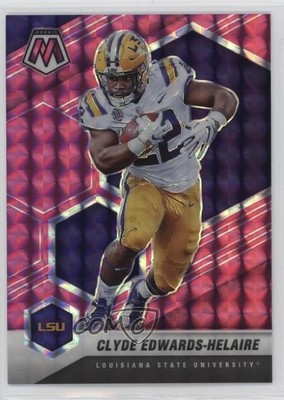 2022 Panini Mosaic Draft Picks Pink Prizm 1/25 Clyde Edwards-Helaire #7 0ud4