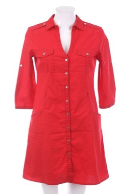 MANGO Kleid Hemdkleid Blusenkleid M rot