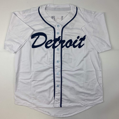 Autographed/Signed DENNY MCLAIN 31-6 1968 Detroit White Baseball Jersey JSA COA - Picture 4 of 4