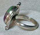 Vintage Sterling Silver & Boho Magic Ruby Zoisite Ring Size 8.5 — photo 2