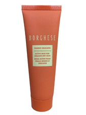 BORGHESE FANGO DELICATO ACTIVE MUD DELICATE & DRY SKIN 1 OZ+ free FACE BRUSH