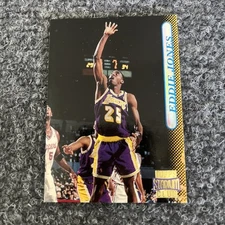 1996-97 Topps Stadium Club Eddie Jones #97 Los Angeles Lakers