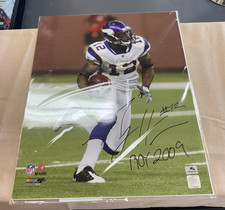 Percy Harvin #12 Minnesota Vikings Signed 16x20 Photo COA PBA