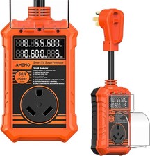 RV Surge Protector 30 Amp, 16000J with Smart Auto Shutoff IP67 Waterproof