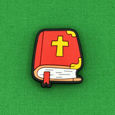 Christian Bible Shoe Clog Charm Christian Religious Faith Compatible with Croc