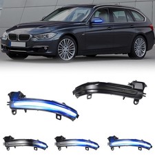 Dynamic LED Side Mirror Light Blink Sequential Turn Signal Light Strip Assemb...
