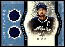 2011-12 Upper Deck Artifacts Treasured Swatches Blue Henrik Sedin 102/135
