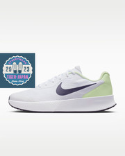 NIKE Vapor Lite 3 FZ2155 108 White Volt Dark Raisin Men Hard Court Tennis Shoes