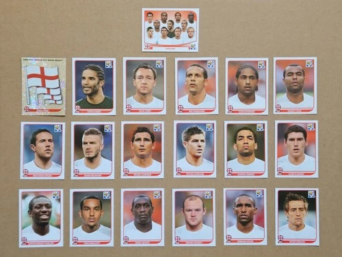 South Africa 2010 World Cup Panini Stickers - England Team ( David Beckham)