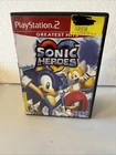 Sonic Heroes (Sony PlayStation 2, PS2, 2005) Disc Only Tested Working And Case