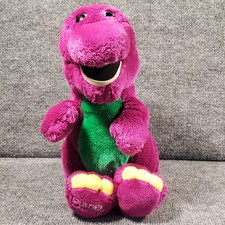 1992 Barney 10" Plush Stuffed Animal Toy The Lyons Group The Purple Dinosaur