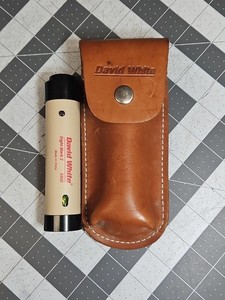 David White Sight Mark 2 With Leather Case White Color Model 5502 Used Cond