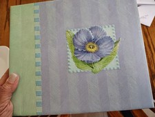 Scrapbook Album, K Co, 8x8 Post Bound Top Load has scratches from storage