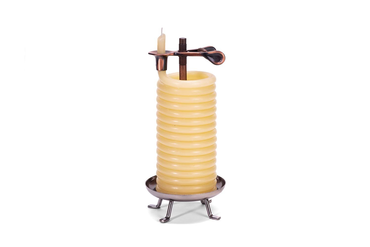 48-Hour Tall Candle, Eco-friendly Natural Beeswax with Cotton Wick