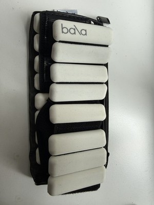 BALA Wrist & Ankle Weights - White Bangles 2 x 1 Lb each-2 Lb Total) 