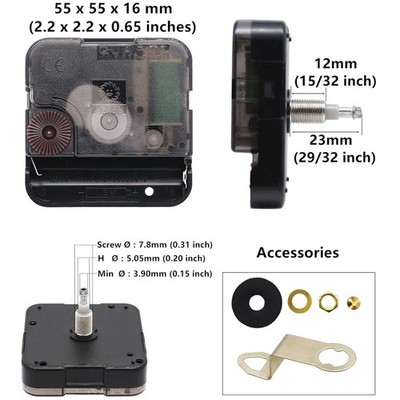 Long Shaft Clock Mechanism with High Torque