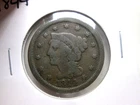 Photo of a 1844-P Large Cent from an eBay listing that sold on Jul 15, 2026